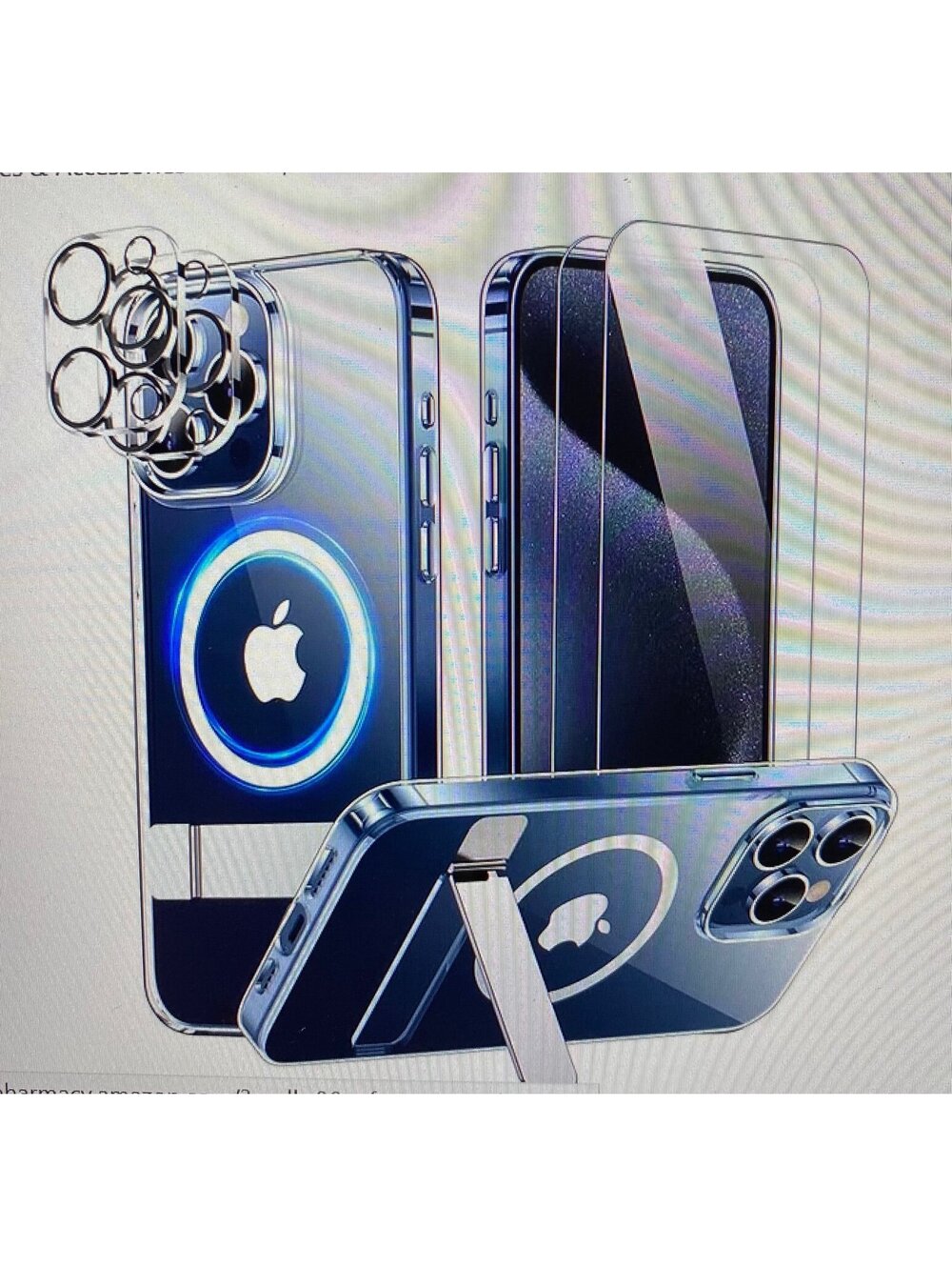 Spidercase Magnetic Case for iPhone 15 Pro Clear